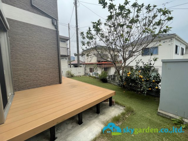 秦野市水神町　中古戸建の庭