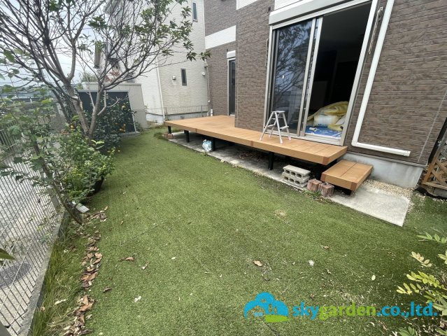 秦野市水神町　中古戸建の庭