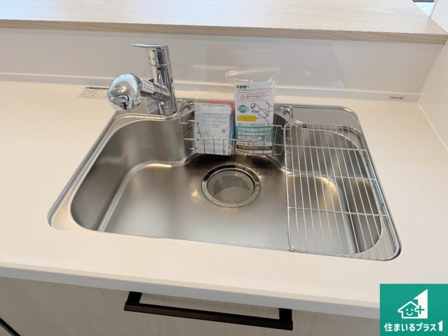 神戸市西区桜が丘西町　新築一戸建ての設備|広々としたシンクで食器洗いも楽々！