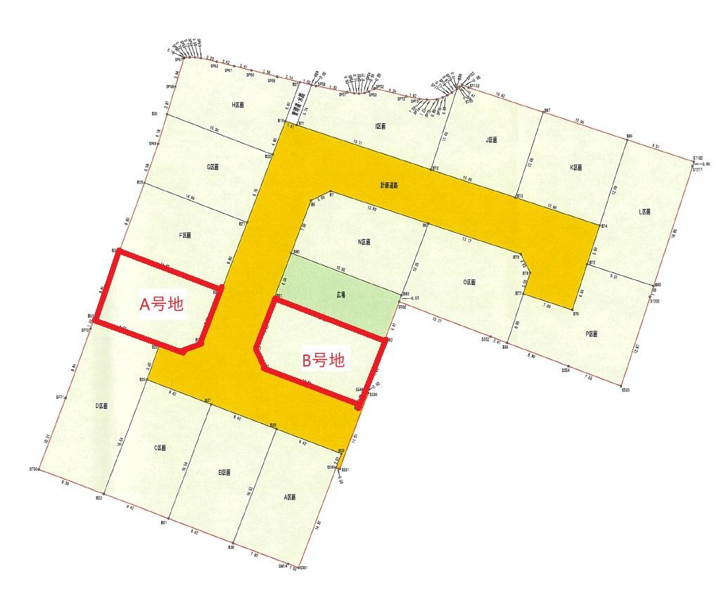 南国市大そね甲　Ａ号地　新築戸建（全2区画）の区画図|Ａ号地