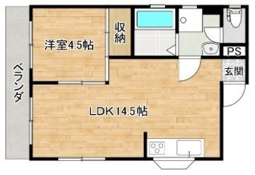 エジスポール塩屋の間取り