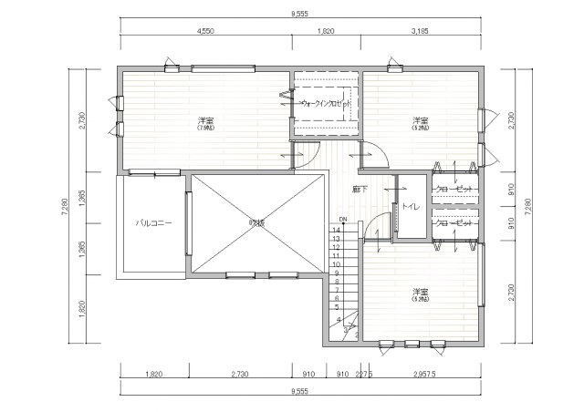 大そね甲　Ｂ号地　建築条件付き　売土地（全2区画）の完成予想図|Ｂ号地