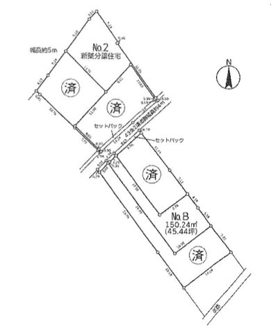 八王子市　下恩方町　新築一戸建ての区画図|～新しいコミュニティーの誕生～