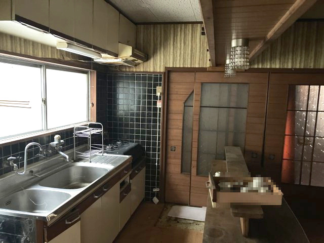 日高町江原　住居付店舗のキッチン