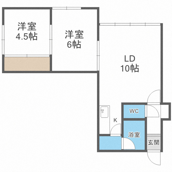 【間取り】 | 7条エスビーハイツ