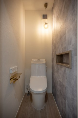 新築一戸建八代市八幡町のトイレ|シンプルで使いやすいトイレです