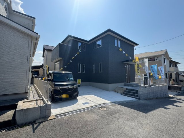 SUN COURT－サンコート－小倉北区熊谷2丁目　【小倉北区　新築戸建て】の外観|落ち着いた色合いの外観です♪　【小倉北区　新築戸建て】