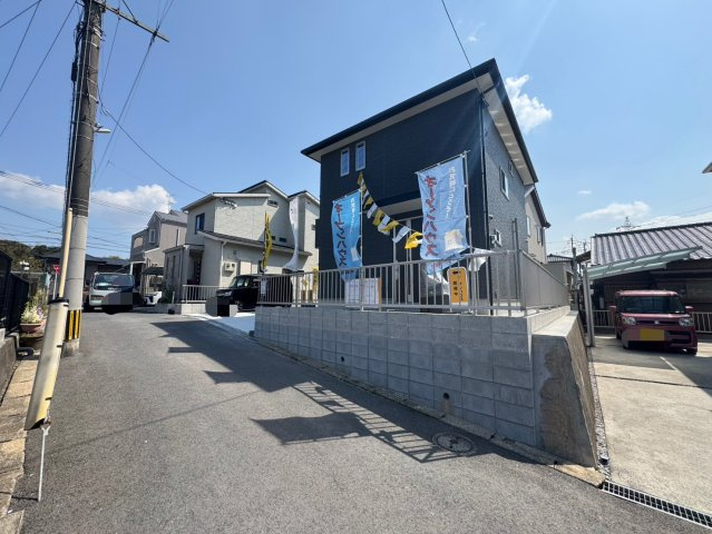 SUN COURT－サンコート－小倉北区熊谷2丁目　【小倉北区　新築戸建て】の前面道路含む現地写真|南丘小まで徒歩6分　【小倉北区　新築戸建て】