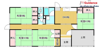 【間取り】 | 原谷平屋