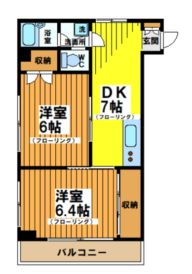 【間取り】 | メナール幡ヶ谷