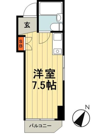 アヴァンス市川の間取り