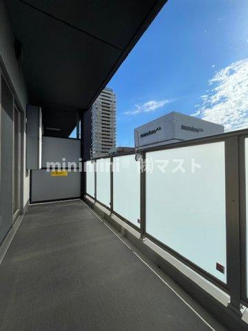 グランルージュ谷町六丁目のバルコニー
