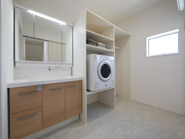 ピークス山の田中央のランドリースペース