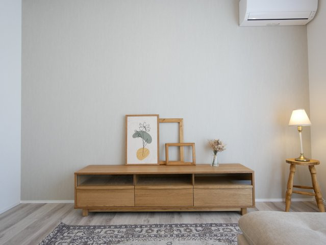 ピークス山の田中央の居間・リビング