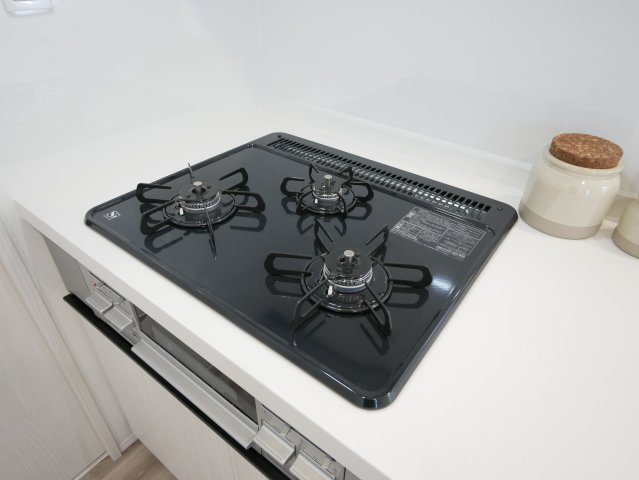 ピークス山の田中央のキッチン