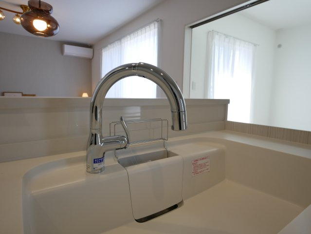 ピークス山の田中央のキッチン