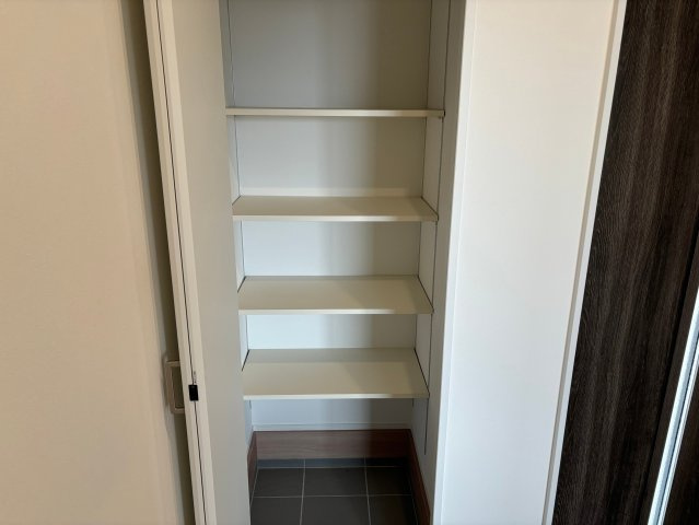 ピークス山の田中央の収納