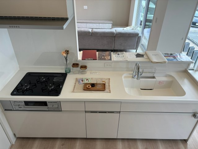 ピークス山の田中央のキッチン