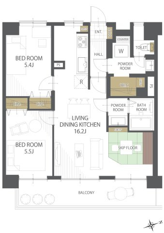 【間取り】梶が谷グリーンヒル 