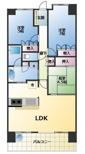 レピア高松の間取り
