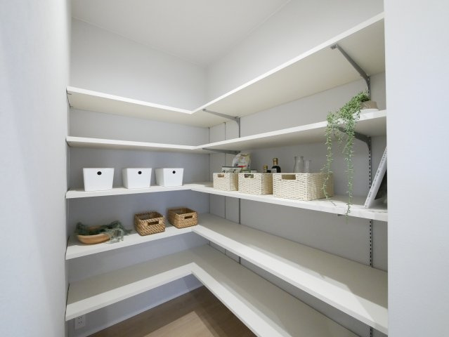 ピークス山の田中央の収納