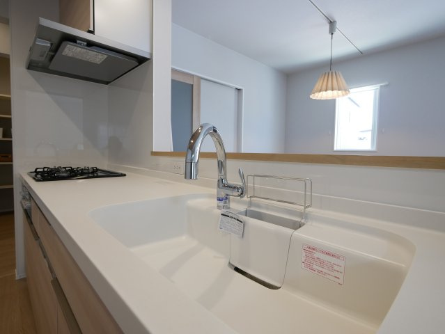 ピークス山の田中央のキッチン