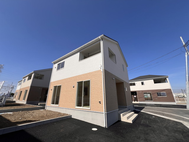 新築　前橋市江田町第6　クレイドルガーデン　7号棟の外観|現地写真　完成しました！ご内覧等、お気軽にお問合せください♪　							
