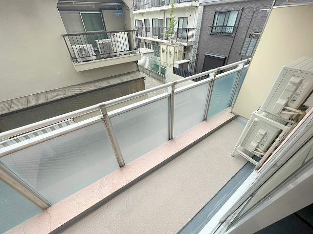 淀川チェリーハイツのバルコニー