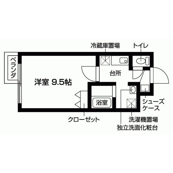 Peaceful朱雀（ピースフル朱雀）の間取り