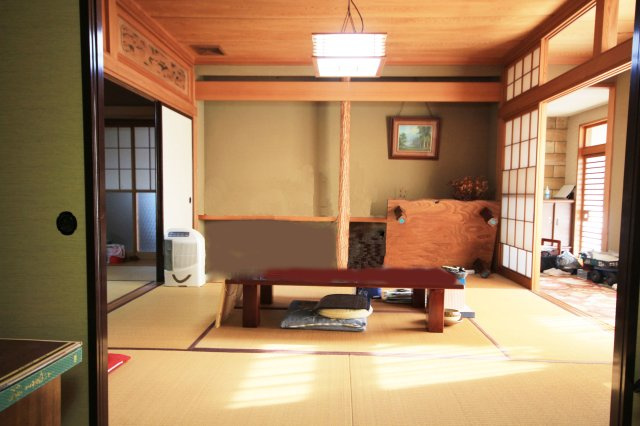 米沢市城南２丁目　二階建て中古住宅の和室|趣のある和室です。