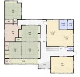 米沢市城南２丁目　二階建て中古住宅の画像