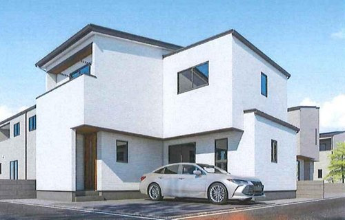 新築一戸建て　倉敷市八王寺(第3)【仲介手数料無料】の外観パース