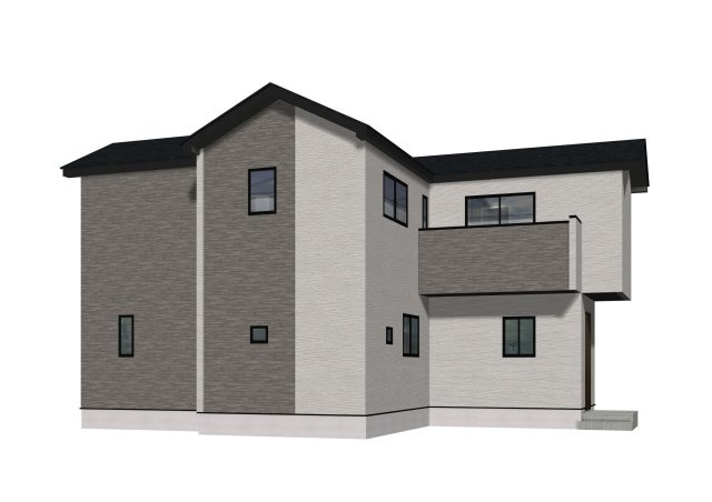 福岡市南区野多目5期の外観パース