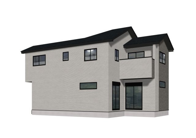 福岡市南区野多目5期の外観パース