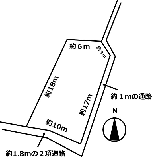 碧南市錦町２丁目の区画図