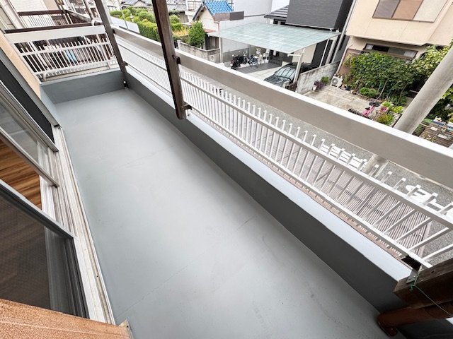 日置荘西町IKKENYAのバルコニー