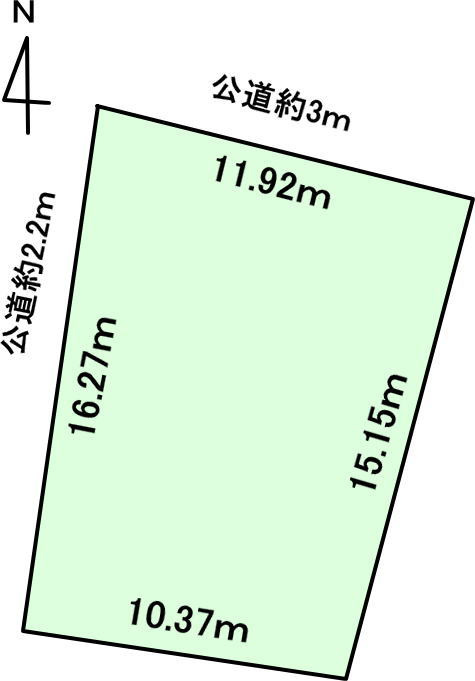 碧南市西浜町６丁目の土地図