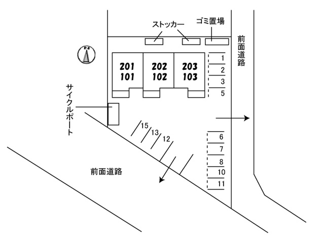 【区画図】 | シャーメゾン・パディ