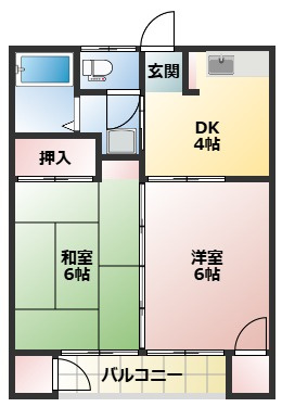 クインテットⅠの間取り