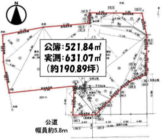 【土地図】 | 大津市伊香立上龍華町535番外　売土地
