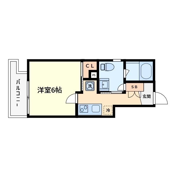 ラシーヌ住吉大社の間取り