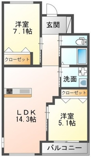 【間取り】 | メゾン　フルール