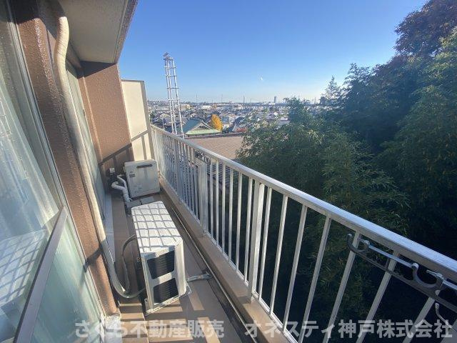 西明石ファミリーハイムのバルコニー