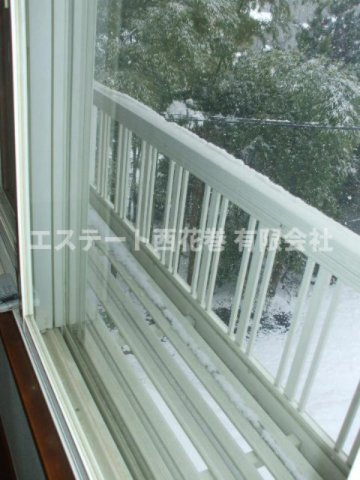 レジデンスサトウ Bのバルコニー|サービスバルコニー