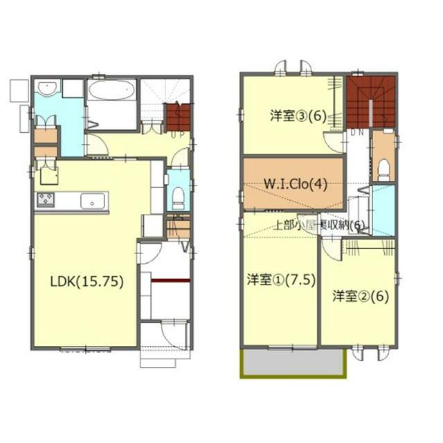 売新築戸建　中央区入野町の間取り