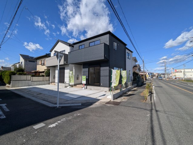 尾張旭市東大道町1期の前面道路含む現地写真