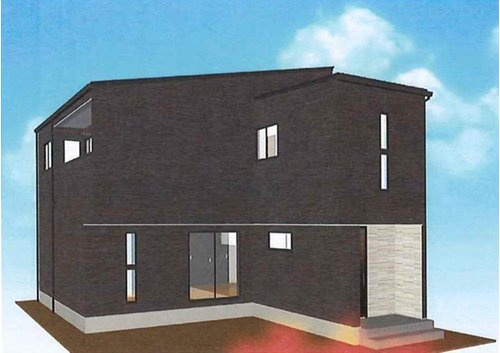 新築一戸建て　岡山市南区福富西(第3)【仲介手数料無料】の外観パース
