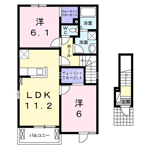 アンジュラの間取り|間取図