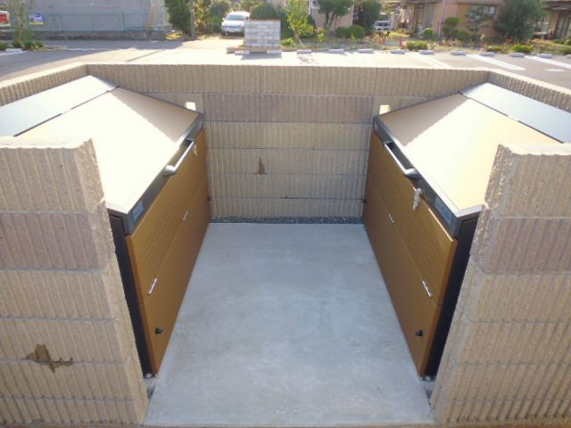 倉敷市北畝５丁目のアパートのその他共用部分|敷地内専用ゴミステーション