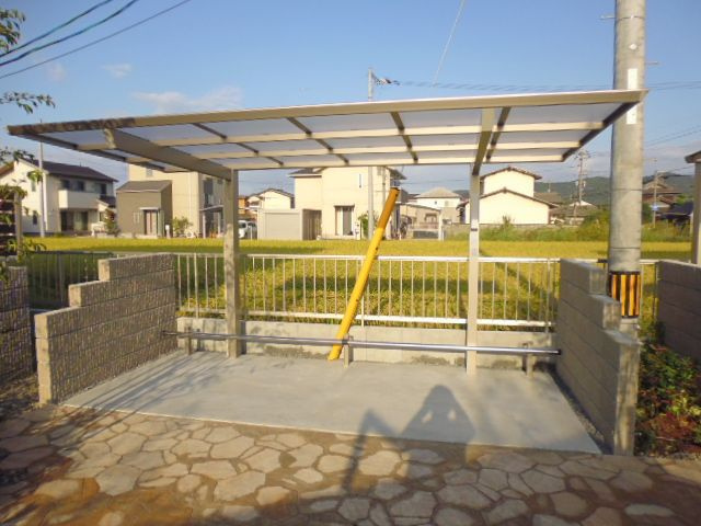 倉敷市北畝５丁目のアパートのその他共用部分|駐輪場
